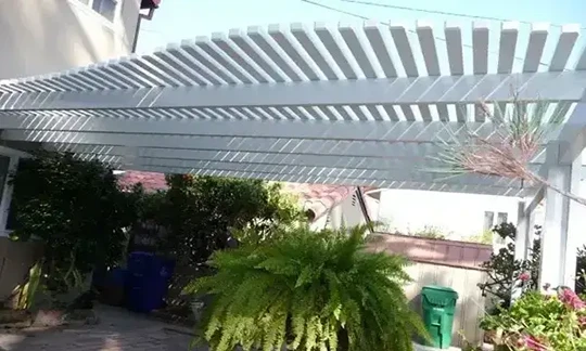 Custom Cut Lattice Patio Cover in Pacific Beach, CA