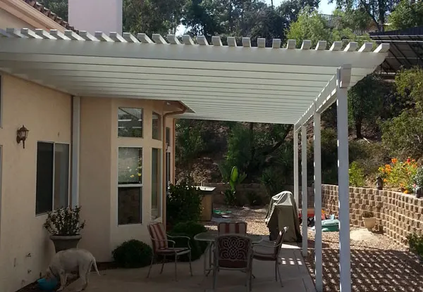 Residential Attached Lattice Patio Cover