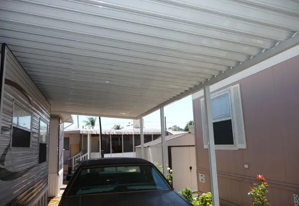 Residential Attached Carport Installation