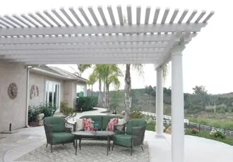 Covered Patio Attached to Home